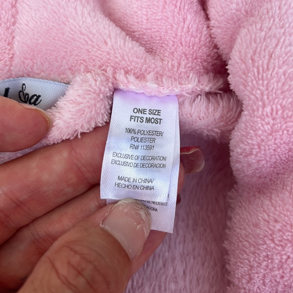 Hotel Collection Pink Robe - One Size - Picture 3 of 15